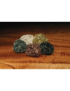 Hareline Dubbin Holographic Cactus Chenille in Peacock